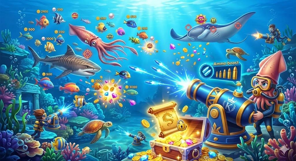 Bắn Cá Đổi Thưởng Nhận Mã Code Và Khuyến Mãi Nạp Đạn Mỗi Ngày Tại trang chủ kubet